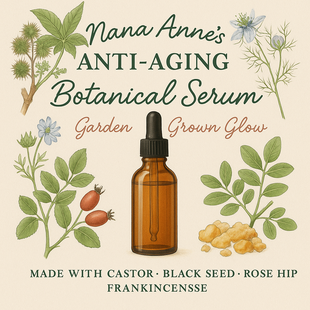 🌿Nana Anne’s Anti-Aging Botanical Serum: What’s Behind the Glow